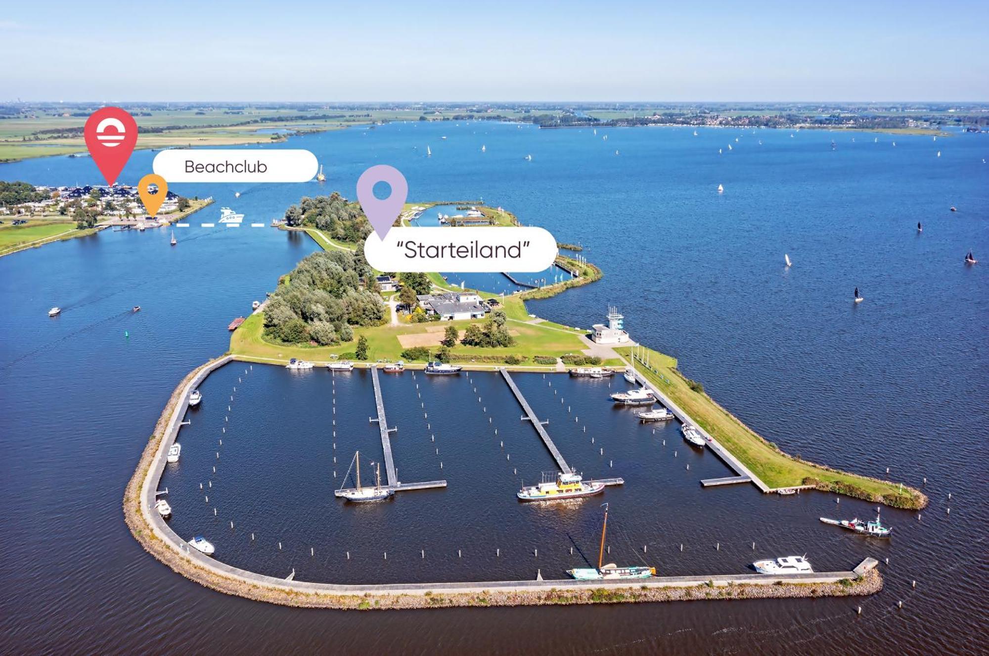 Welcome In - Houseboat 'Elysium' Met Eigen Aanlegsteiger Sneek - Offingawier Exterior foto